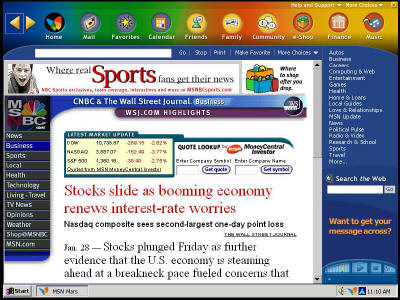 MSN Mars - UI
