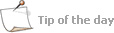 Tip of the day