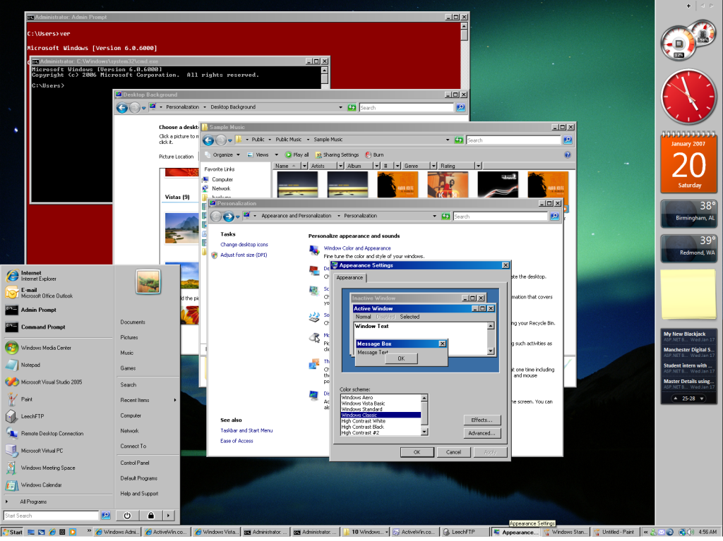 Windows Classic User Experience